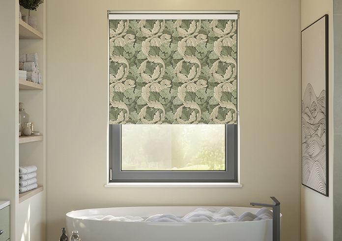 William Morris At Home Acanthus, Nettle - Roller Blind - Image 3